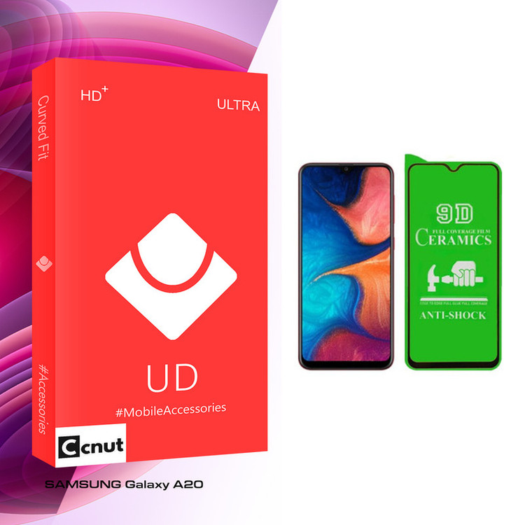 محافظ صفحه نمایش سرامیکی کوکونات مدل UD Glass مناسب برای گوشی موبایل سامسونگ Galaxy A20