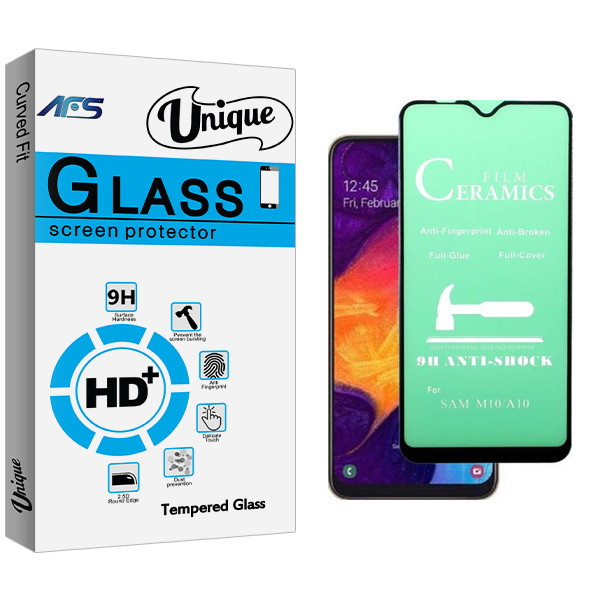 محافظ صفحه نمایش ای اف اس مدل Unique Glass مناسب برای گوشی موبایل سامسونگ Galaxy M30s بسته دو عددی