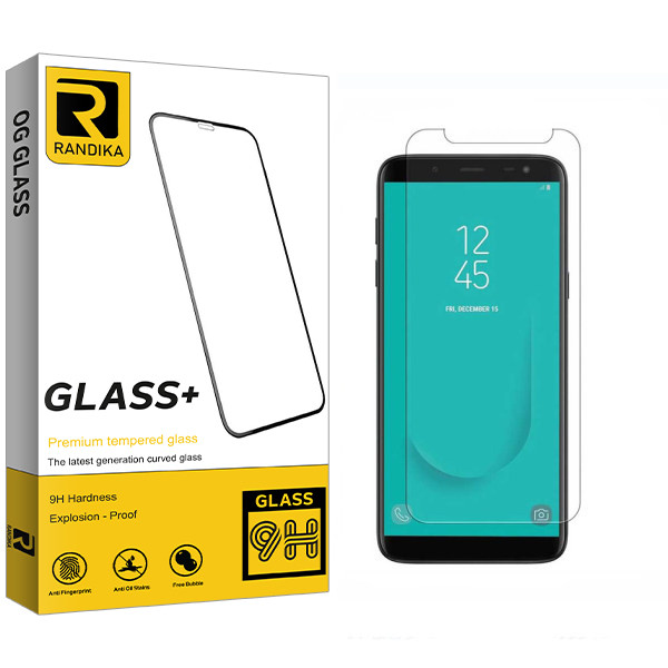 محافظ صفحه نمایش شیشه ای راندیکا مدل GLD مناسب برای گوشی موبایل سامسونگ Galaxy J6 Plus