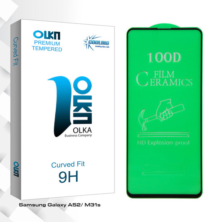 محافظ صفحه نمایش سرامیکی کولینگ مدل Olka glass مناسب برای گوشی موبایل سامسونگ Galaxy A52/ M31s