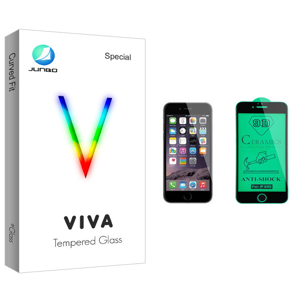 محافظ صفحه نمایش سرامیکی جانبو مدل Viva Glass مناسب برای گوشی موبایل اپل iPhone 6
