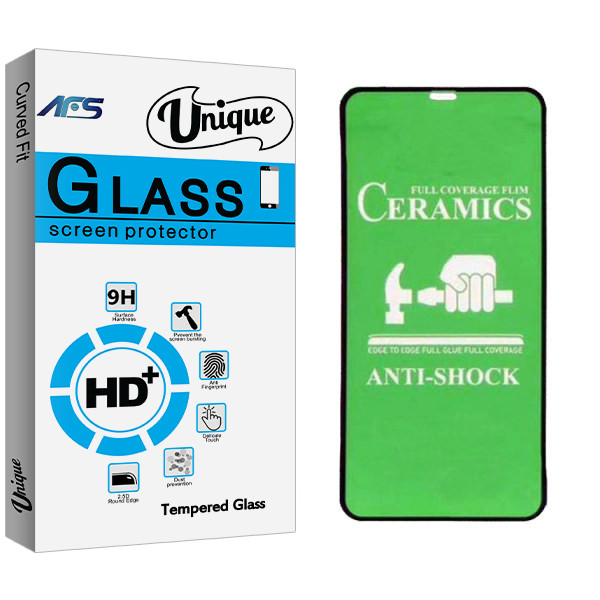 محافظ صفحه نمایش ای اف اس مدل Unique Glass مناسب برای گوشی موبایل اپل Iphone 11 Pro Max