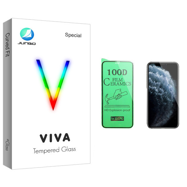محافظ صفحه نمایش سرامیکی جانبو مدل Viva Glass مناسب برای گوشی موبایل اپل iPhone 11 Pro