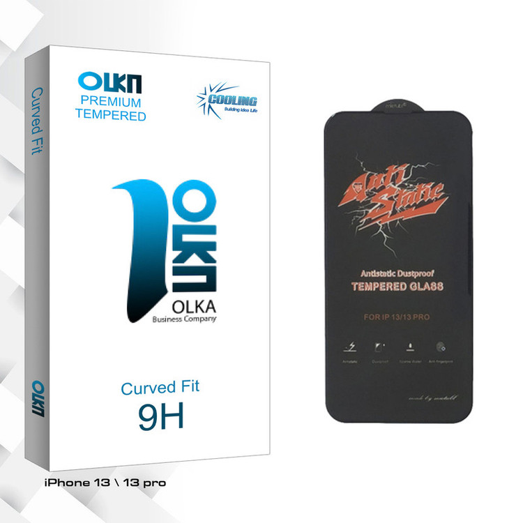 محافظ صفحه نمایش کولینگ مدل Olka Glass ANTI-STATIC مناسب برای گوشی موبایل اپل iPhone 13 \ 13 pro