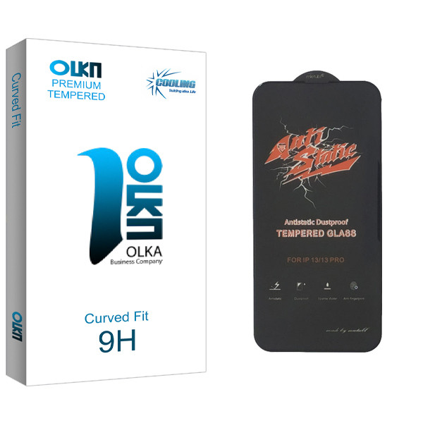 محافظ صفحه نمایش کولینگ مدل Olka Glass ANTI-STATIC مناسب برای گوشی موبایل اپل iPhone 13 \ 13 pro