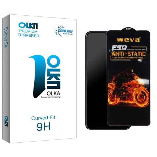 محافظ صفحه نمایش کولینگ مدل Olka WevaESD مناسب برای گوشی موبایل سامسونگ Galaxy M33 5G/A03 Core/A04e/A04 Core/M02s/F02s/M12/A02/M02/A32 5G/A12/A12 Nacho