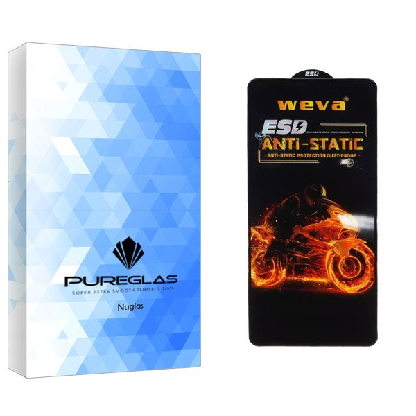 محافظ صفحه نمایش پیور گلس مدل NueGlas Weva ESD مناسب برای گوشی موبایل شیائومی Poco X3