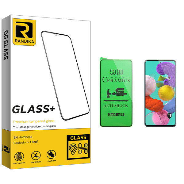محافظ صفحه نمایش سرامیکی راندیکا مدل GLD مناسب برای گوشی موبایل سامسونگ Galaxy A51