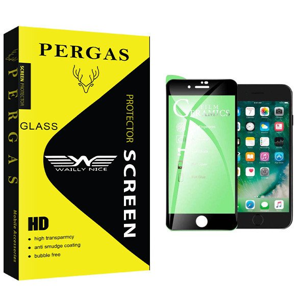 محافظ صفحه نمایش وایلی نایس مدل Pergas Glass مناسب برای گوشی موبایل اپل iPhone 7 plus