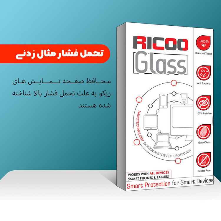 محافظ صفحه نمایش سرامیکی ریکو مدل Ricoo Glass مناسب برای گوشی موبایل شیائومی 11T Pro 5G 2107113SG