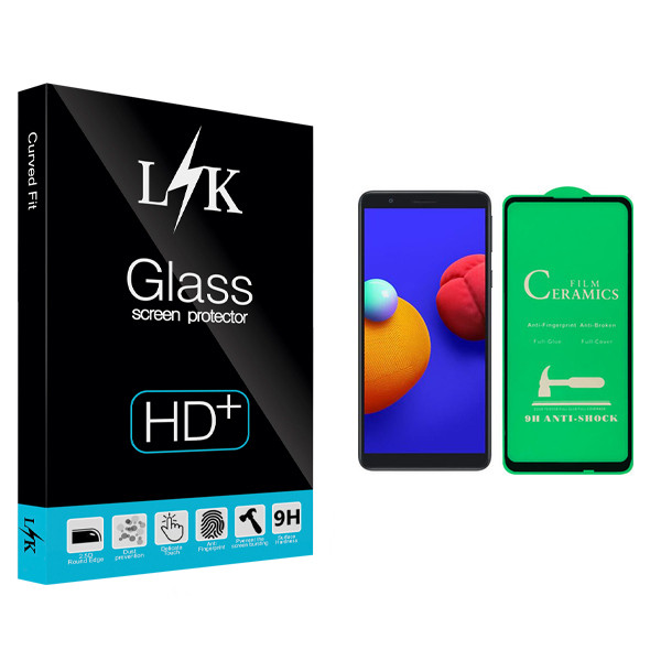 محافظ صفحه نمایش سرامیکی ال کی مدل +LITE مناسب برای گوشی موبایل سامسونگ Galaxy A01 Core