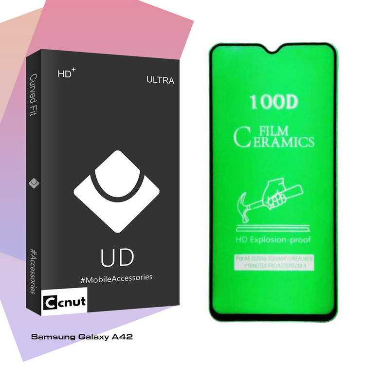 محافظ صفحه نمایش سرامیکی کوکونات مدل UD Black مناسب برای گوشی موبایل سامسونگ Galaxy A42