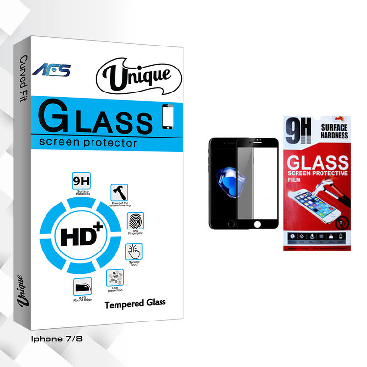 محافظ صفحه نمایش مات ای اف اس مدل Unique Glass مناسب برای گوشی موبایل اپل iPhone 7/8