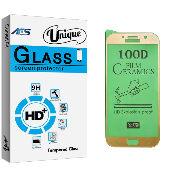محافظ صفحه نمایش سرامیکی ای اف اس مدل Unique Glass مناسب برای گوشی موبایل سامسونگ Galaxy A7 2017/ A720