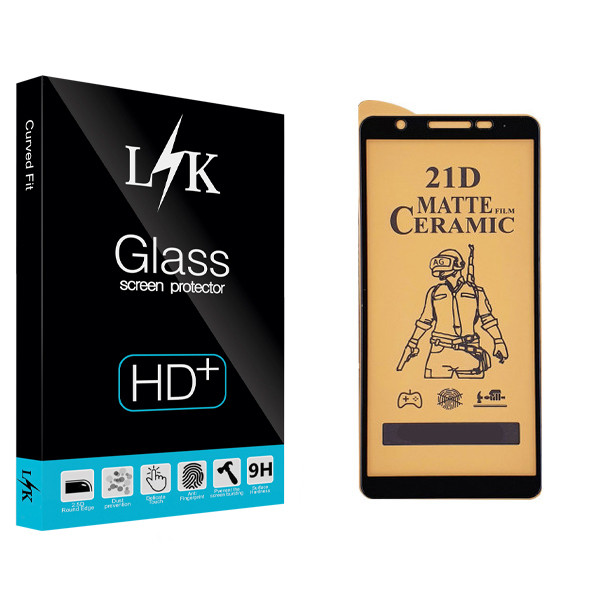 محافظ صفحه نمایش سرامیکی ال کی مدل +LITE مناسب برای گوشی موبایل سامسونگ Galaxy A3 Core