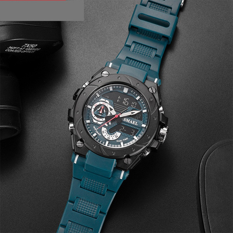 ساعت مچی عقربهای کوارتز مردانه اس میل مدل 8060-Dark-gr